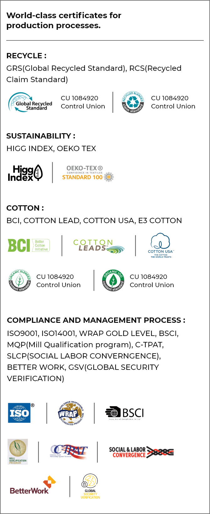 certification